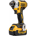 DCK266M2 DeWALT 18V smūginis suktuvas + suktuvas-gręžtuvas (2x4.0 Ah) + DOVANA!