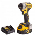 DCF888D2B DeWALT 18 V 5.0 Ah XR Li-Ion bluetooth bešepetėlinis smūginis suktuvas