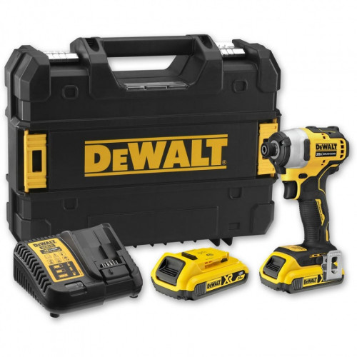 DCF809D2T DeWALT 18V smūginis suktuvas (2x2.0 Ah)