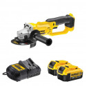 DCG412M2 DeWALT 18V kampinis šlifuoklis (2x4.0 Ah)