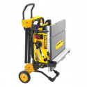 DCS7485T2 DeWALT 54 V išilginio pjovimo staklės + DWE74911 staklių stovas