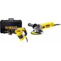 D28715 DeWALT abrazyvinis diskinis pjūklas 355 mm + DWE4157 125 mm kampinis šlifuoklis