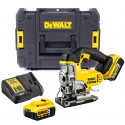 DCS331P2 DeWALT 18V siaurapjūklis (2x5.0 Ah)