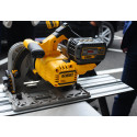 DHS780N DeWALT FLEXVOLT 54V skersinio pjovimo staklės + DCS520T2 54V įleidžiamas diskinis pjūklas su liniuote