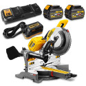 DCD996T2 DeWALT 54V akumuliatorinis suktuvas - gręžtuvas + DCM571N FLEXVOLT 54V žoliapjovė - trimeris