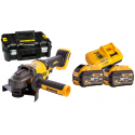 DCG414X2 DeWALT FLEXVOLT 54V kampinis šlifuoklis (2x9.0 Ah)