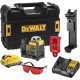 DCE0811D1R DeWALT dviejų linijų lazerinis nivelyras (1x2.0 Ah)