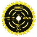 DeWALT medienos pjovimo diskas 165x20 mm 24T/40T