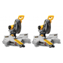 2 x DWS780XPS DeWALT 305 mm slankus skersinis pjūklas