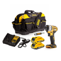 DCF887D2S DeWALT 18V smūginis suktuvas (2x2.0 Ah) + DOVANA!