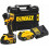 DCF850P2T DeWALT 18V itin kompaktiškas smūginis suktuvas (2x5.0 Ah)