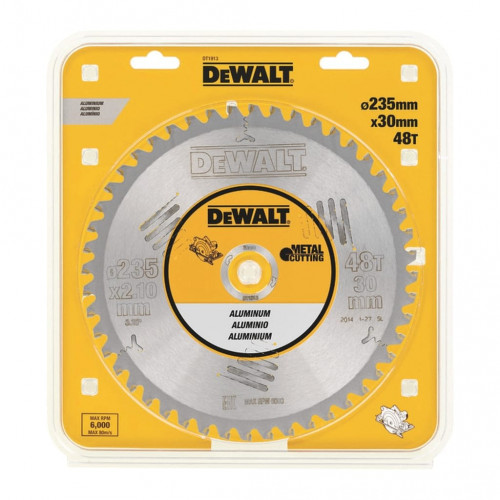 DT1913 DeWALT pjovimo diskas aliuminiui  235mm x 30mm