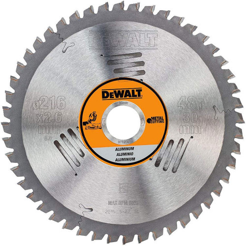 DT1914 DeWALT pjovimo diskas aliuminiui 216x30 mm