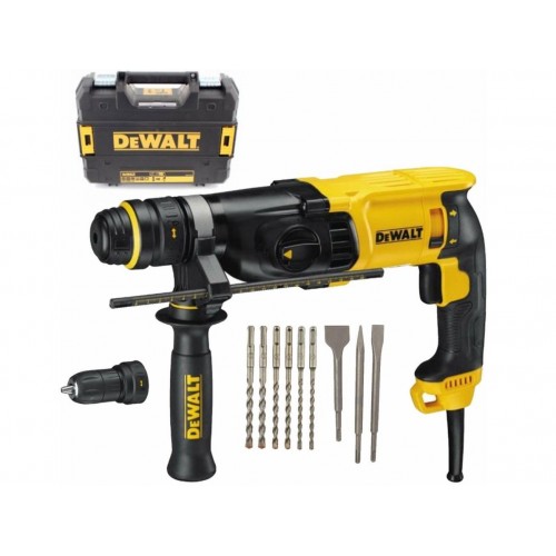 D25134KP DeWALT SDS-Plus 800W perforatorius su priedais 2,8J