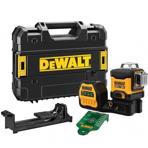 DCE089NG18 DeWALT 12/18V XR 3x360° lazerinis nivelyras