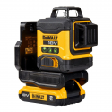 DCLE34031N DeWALT 18V XR 3 x 360° kompaktiškas lazerinis nivelyras