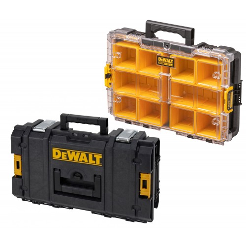 DWST83394-1 DeWALT  TOUGHSYSTEM 2.0 dėžė su permatomu dangčiu