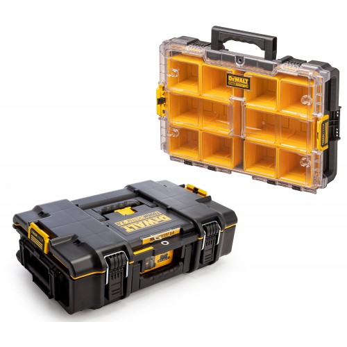 DWST83394-1 DeWALT  TOUGHSYSTEM 2.0 dėžė su permatomu dangčiu