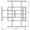 EWB150-100LTR karučio transportavimo rėmas