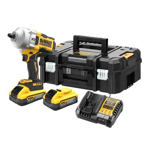 DCF961H2T DeWALT 18V smūginis veržliasukis 1/2" (2x5.0 Ah)