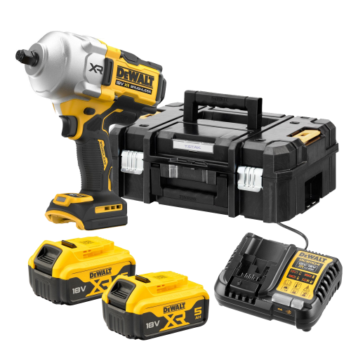 DCF961P2T DeWALT 18V smūginis veržliasukis 1/2" (2x5.0 Ah)