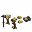 DCK2052H1E1 DeWALT smūginio suktuvo ir smūginio gręžtuvo rinkinys (1x1.7 Ah) (1x5.0 Ah)