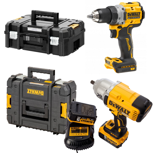 DCD800P2T DeWALT 18V suktuvas-gręžtuvas (2x5.0 Ah)