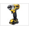 DCF815D2 + DCE089RNT DeWALT 12V kompaktiškas smūginis suktuvas + DCE089RNT DeWALT kryžminių linijų lazeris (2x2.0 Ah)