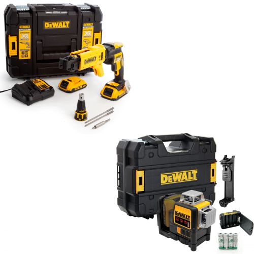 18V gipskartonio gręžtuvas suktuvas DCF620D2K DeWALT | IrankisPlius.lt