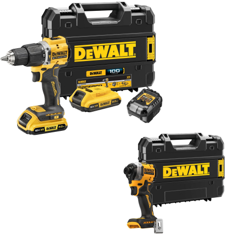 DCD100YNT DeWALT 18V XR suktuvas – smūginis gręžtuvas