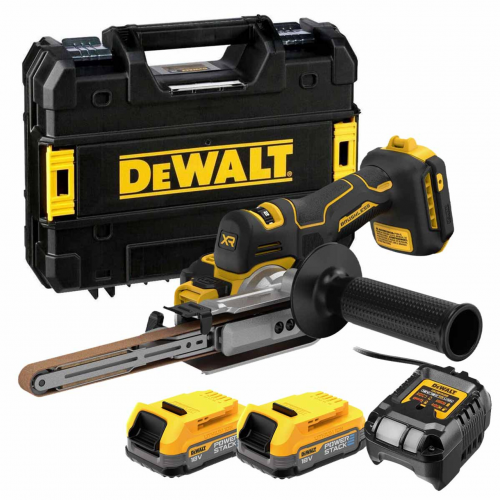 DCM200N DeWALT 18V juostinis šlifuoklis 13 mm