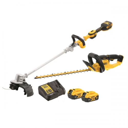 DCMST561HT(P2) DeWALT 18V gyvatvorių žirklės + žoliapjovė-trimeris (2x5.0 Ah)