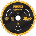 DeWALT 210x30mm pjovimo diskas išilginio pjovimo staklėms (24T/40T)