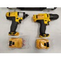 EKSPOZICINIS DCK211D2T DeWALT 12V įrankių rinkinys DCD710 + DCF815 (2x2.0 Ah)