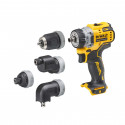 DCD703NT DeWALT 12V suktuvas-gręžtuvas su keičiamomis galvomis