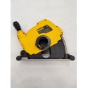 DWE46225 DeWALT 125 mm kampinio šlifuoklio apsauga betono pjovimui