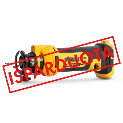 DCS551N 18 V XR Li-Ion Gipso kartono frezeris DeWALT I IrankisPlius.lt