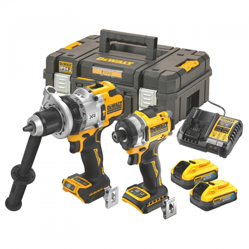 DCK2200H2T DeWALT 18V suktuvo - smūginio gręžtuvo ir smūginio suktuvo rinkinys (2x5.0 Ah)