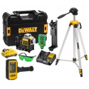 DCE089D1G DeWALT kryžminių linijų lazeris + DeWALT lazerio detektorius