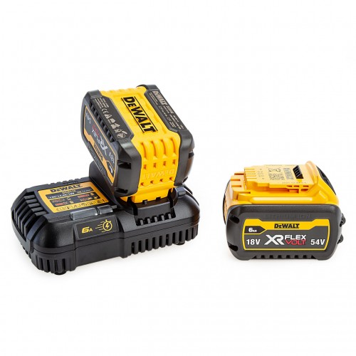 DCB116T2 DeWALT FLEXVOLT 54V baterijų ir kroviklio rinkinys (2x6.0 Ah)