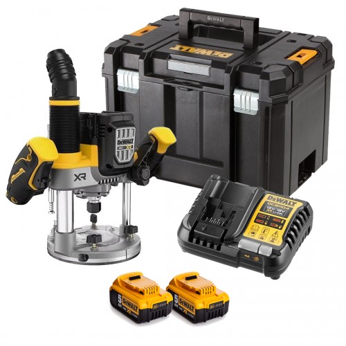 DCW620P2 DeWALT 18V freza (2x5.0 Ah)