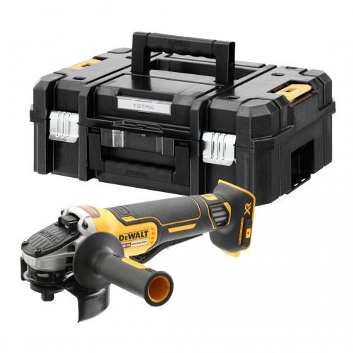 DCG413N DeWALT 18V kampinis šlifuoklis 115 mm