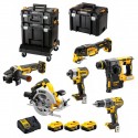 DCK685P3T DeWALT 18V įrankių rinkinys (3x5.0 Ah)