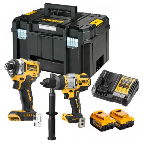 DCK2202P2T DeWALT suktuvo – smūginio gręžtuvo ir smūginio suktuvo rinkinys (2x5.0 Ah)