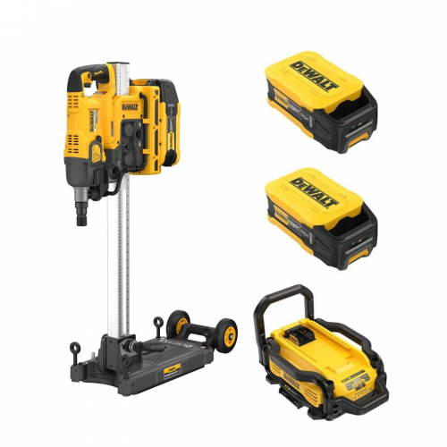 DCPS150AG2 DeWALT POWERSHIFT deimantinis gręžtuvas su stovu (2x554 Wh)