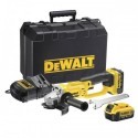 DCG412M2 DeWALT 18V kampinis šlifuoklis (2x4.0 Ah)