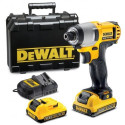 DCF815D2 DeWALT 12V kompaktiškas smūginis suktuvas (2x2.0 Ah)