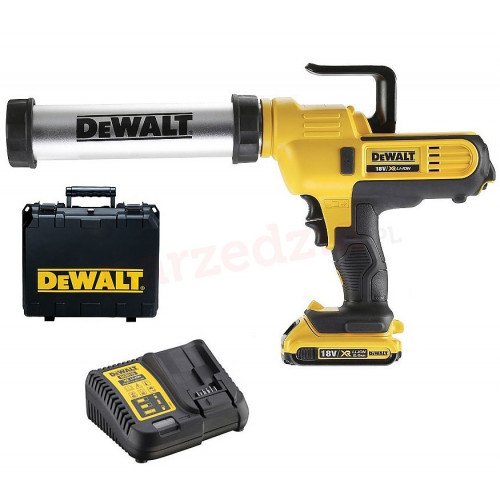 DCE571D1 DeWALT 18V hermetiko išspaudėjas 300-400ml (1x2.0 Ah)